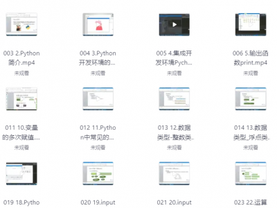 花了两万多买的Python全套教程,让你从入门到精通的开发教程,小白也无忧
